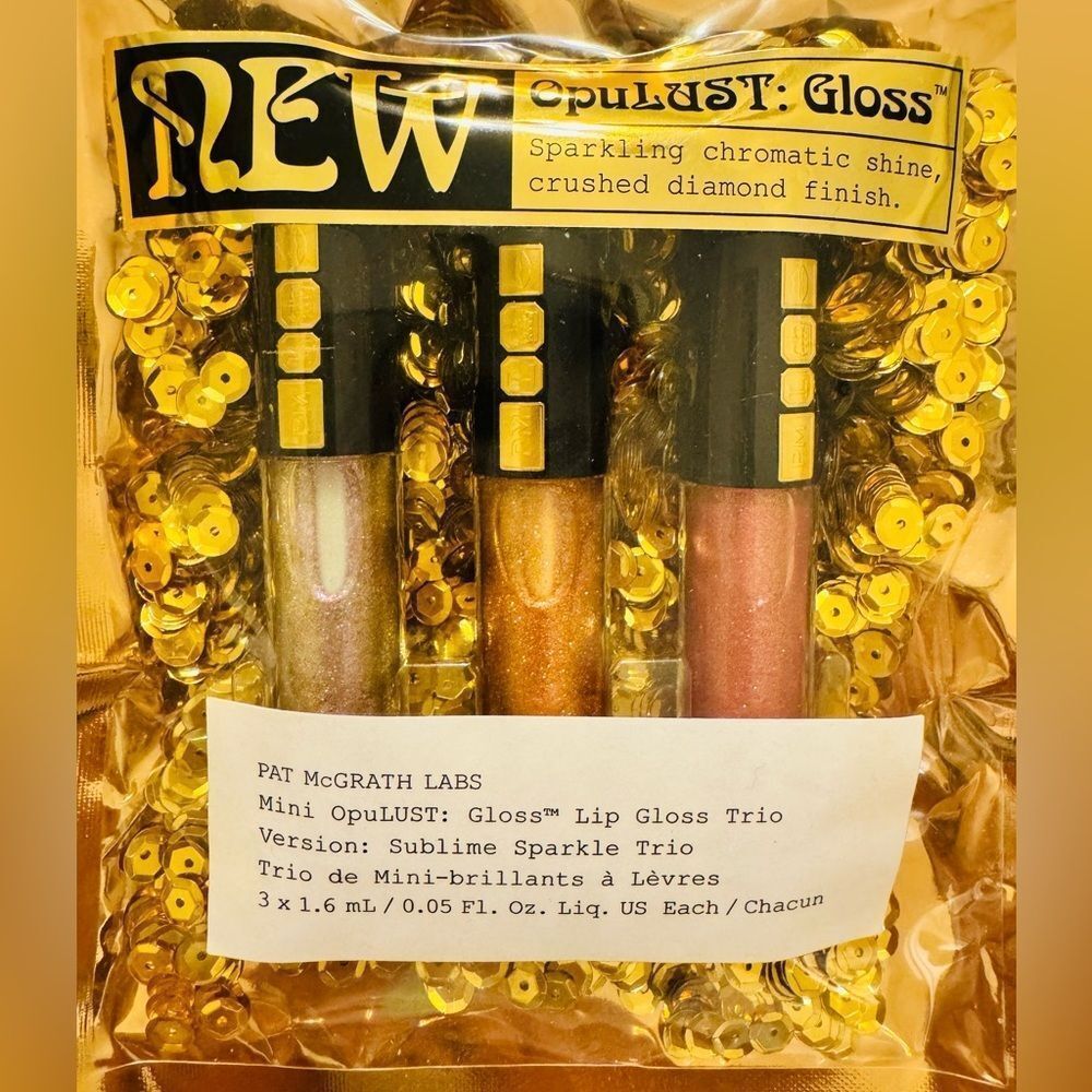 PAT MCGRATH LIP GLOSS TRIO SUBLIME SPARKLE